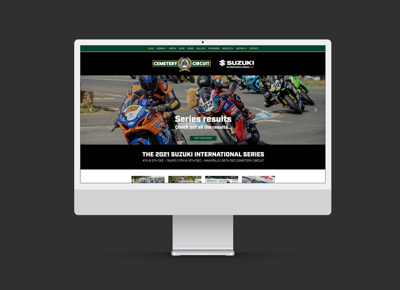 Cemetery Circuit Website Development