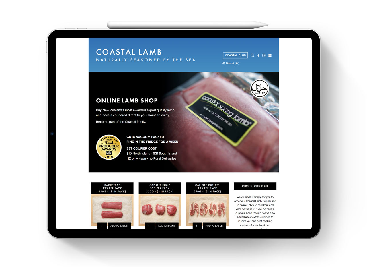 Coastal Lamb Website Development