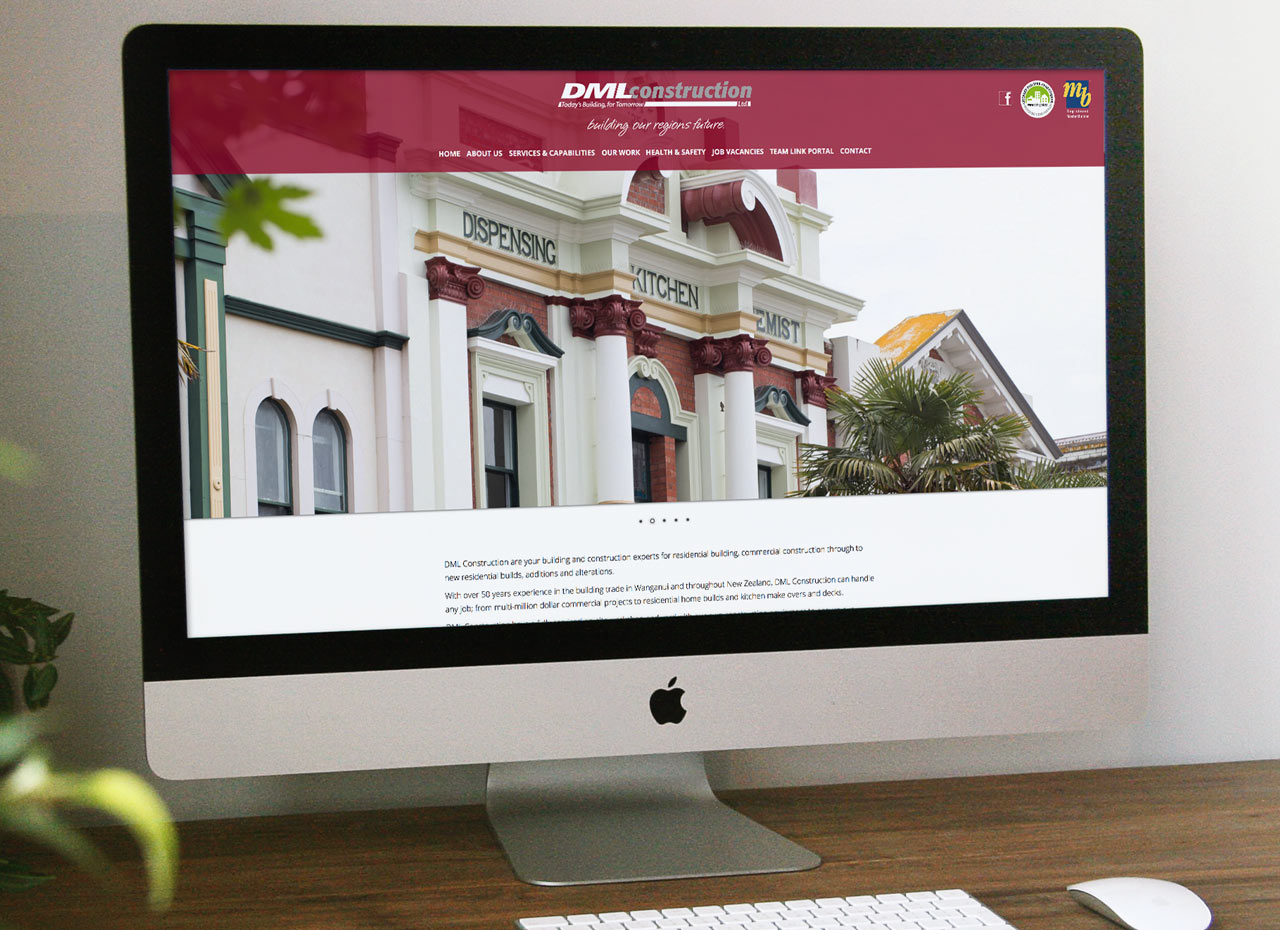 DML Construction Website Development