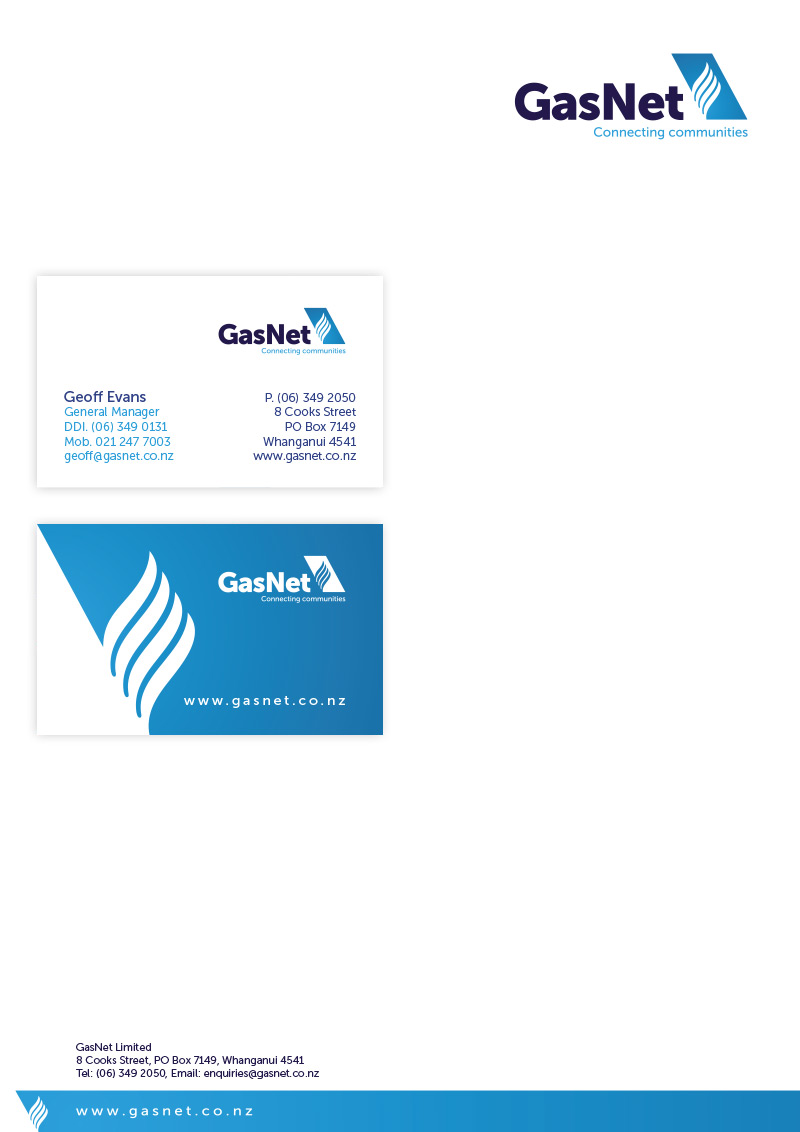 GasNet Stationery Design