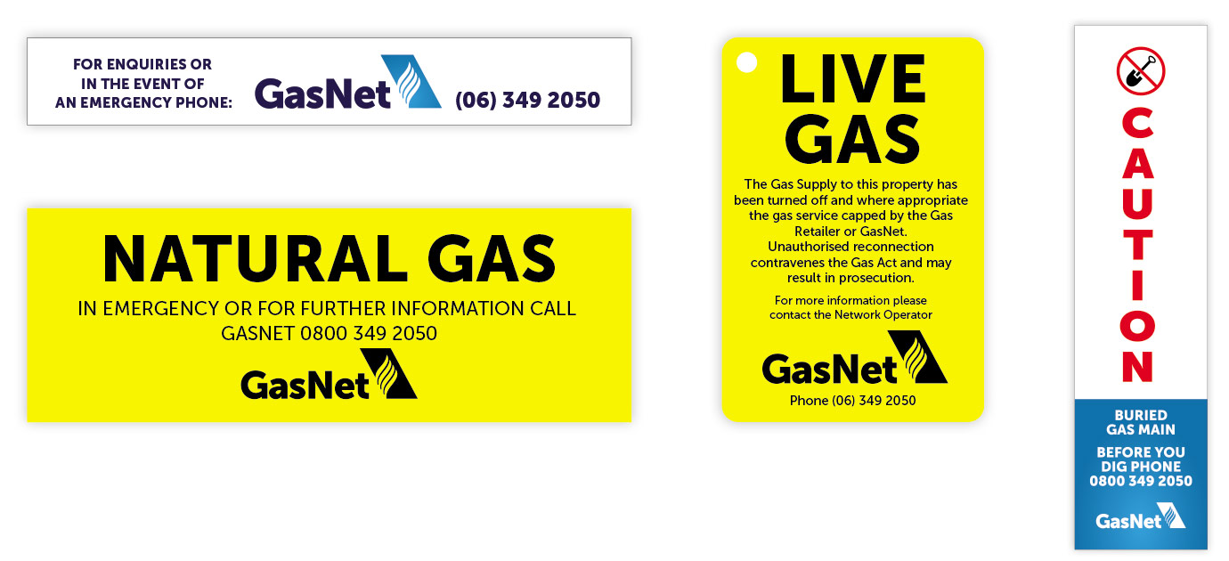 GasNet Signage Design