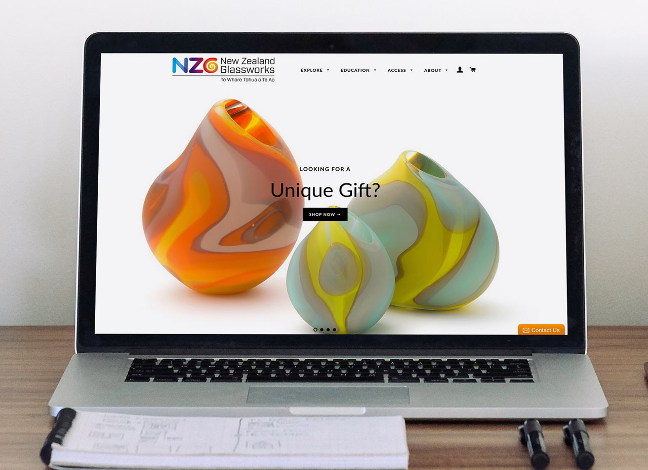 New Zealand Glassworks Website Development